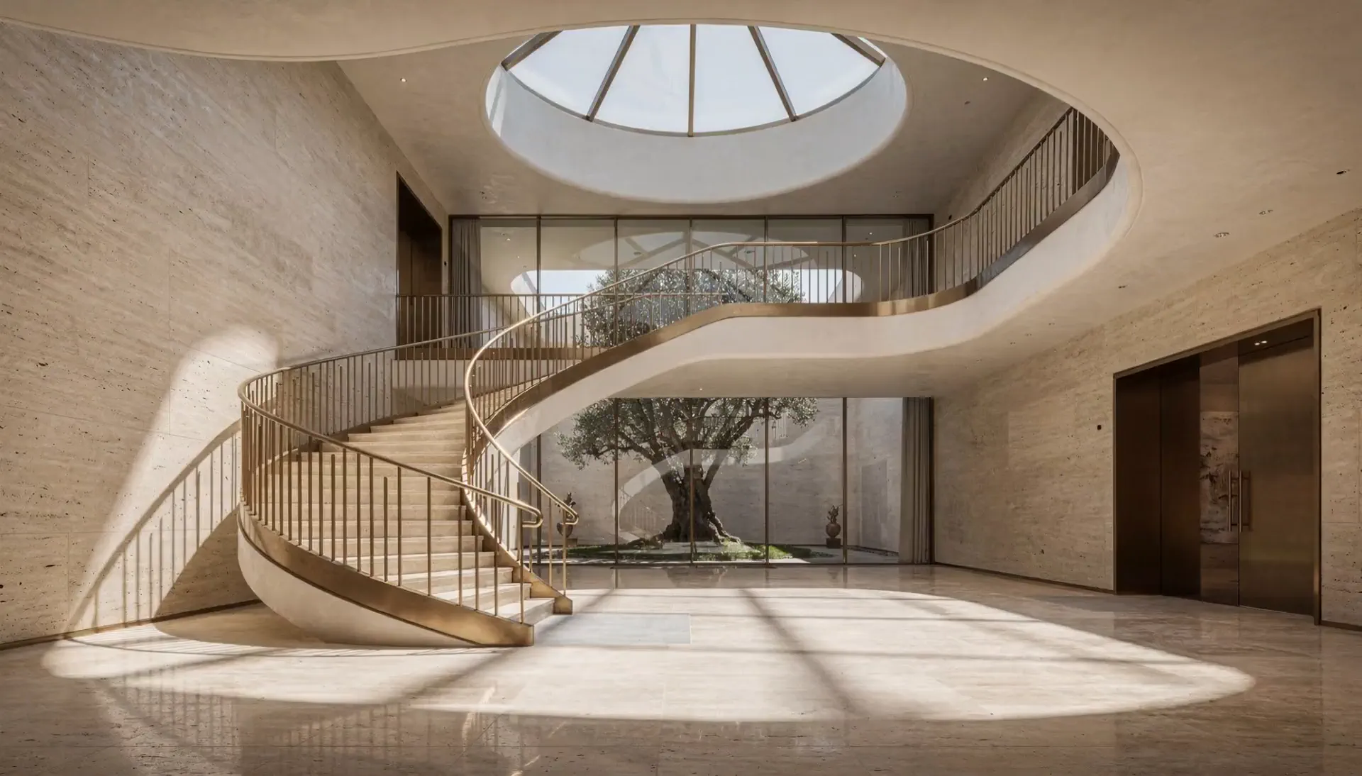 Original Shining Cloud atrium architectural concept
